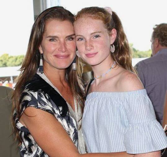 Grier Hammond Henchy with her mother Brooke Shields.